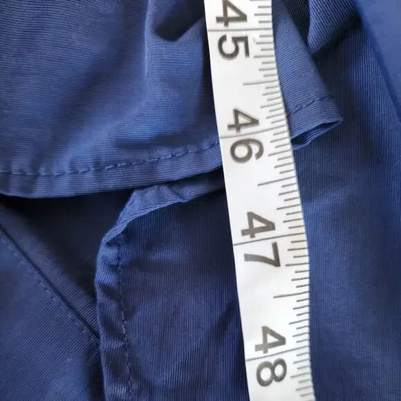 Banana republic Spring Opera Coat Spring Navy Trench Size Medium - Picture 11 of 11